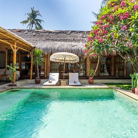 Villa Burung Gili Air Authentic 3-Bedroom Bamboo Villa With Private Pool Eksteriør bilde