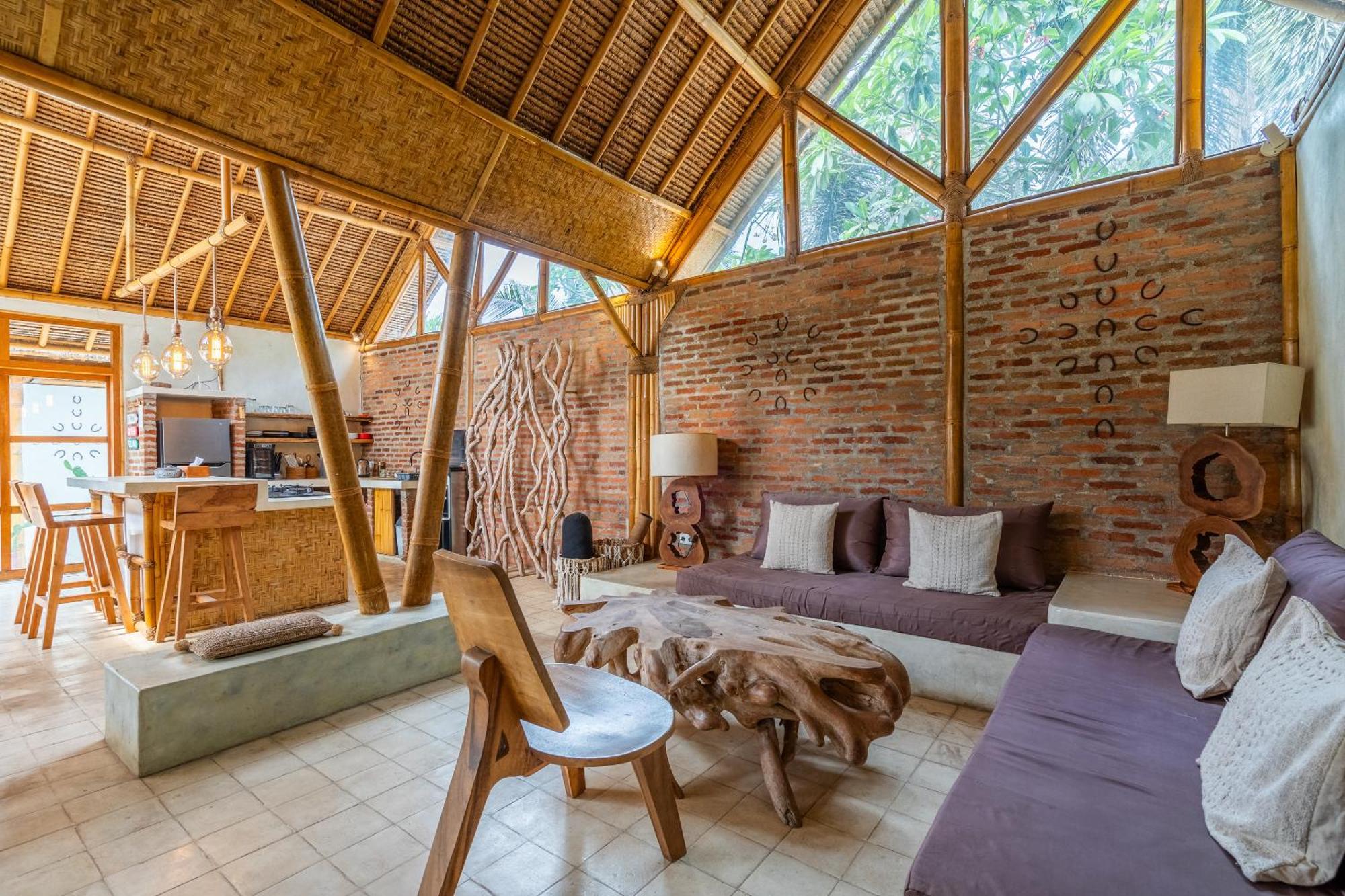 Villa Burung Gili Air Authentic 3-Bedroom Bamboo Villa With Private Pool Eksteriør bilde